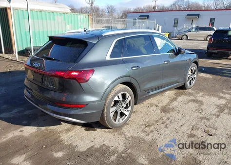 2021 Audi E-Tron Premium Plus Quattro from USA, damaged, VIN WA1LABGE0MB010040